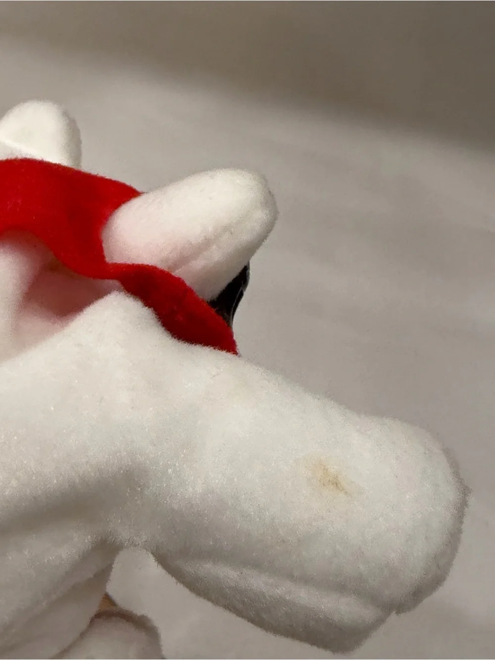Coca Cola Polar Bear Vintage 1997 Bean Bag Plush in Red Vest & Black Bow tie